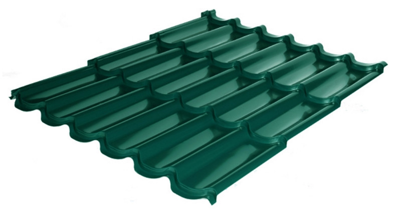 Металочерепиця Rauni Premium RAL 6005 (зелена) PE 0,45 2 Металочерепиця Rauni Premium RAL 6005 (зелена) PE 0,45 — изображение 2