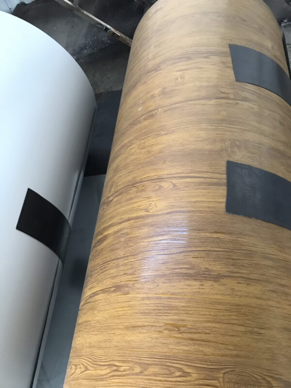 Рулонна листова сталь 1250 мм  ⁇  Printech  ⁇  золотий дуб  ⁇  0.4 мм RAL 1001  ⁇  Китай. — изображение 2