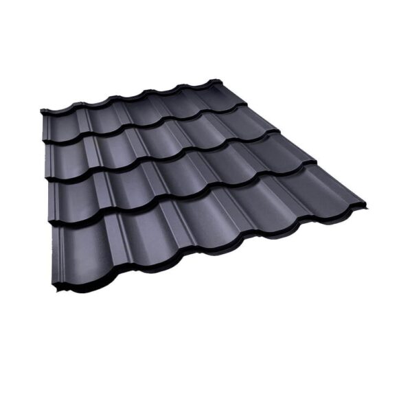 Металочерепиця Modern (Модерн) ArcelorMittal 0,5 Ral 6020 MAT — изображение 10