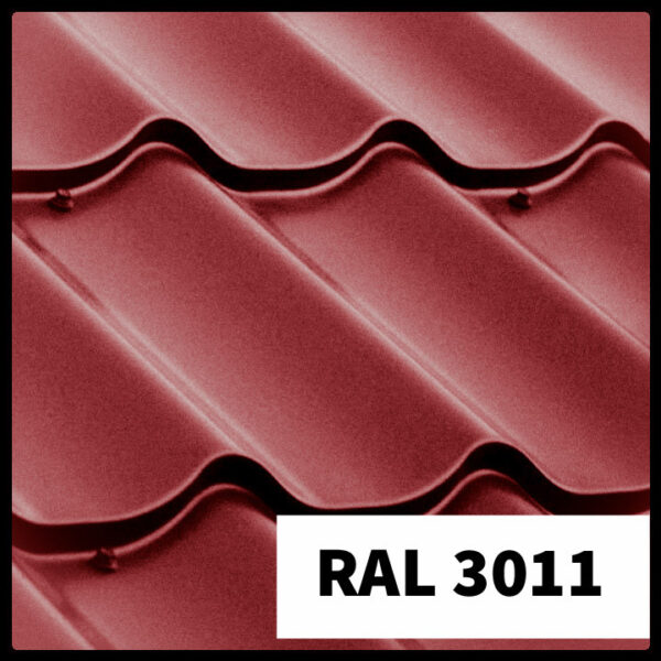 Металочерепиця Модена RAL 3011 — изображение 3