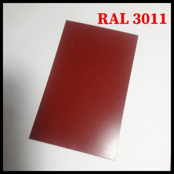 Листова сталь Metipol 0,45 мм Полімер RAL RAL 30011 — изображение 2