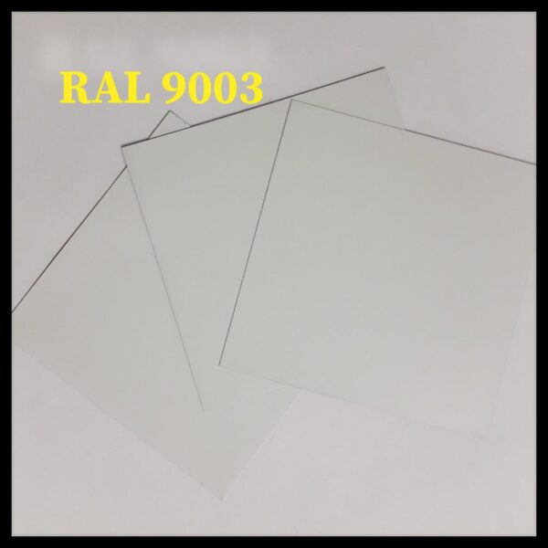 Гладкий лист POLYSTEEL — 0,45 мм / 1250 мм / PE / RAL 9003 сніжно-білий — изображение 6