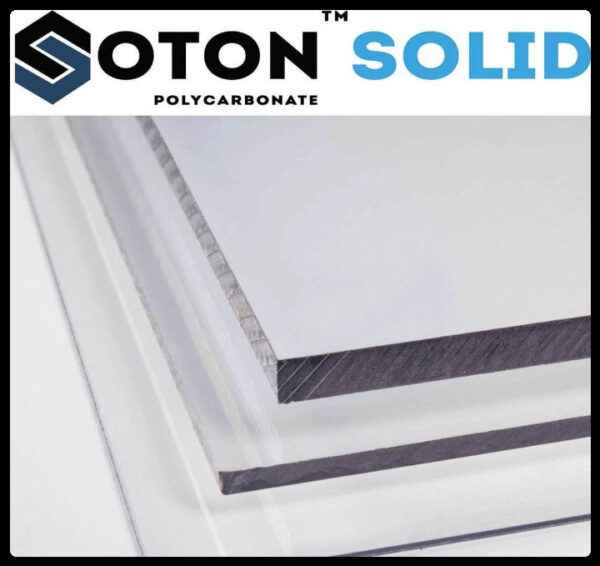 Монолітний полікарбонат ❑ Soton SOLID 8 мм  (Прозорий)