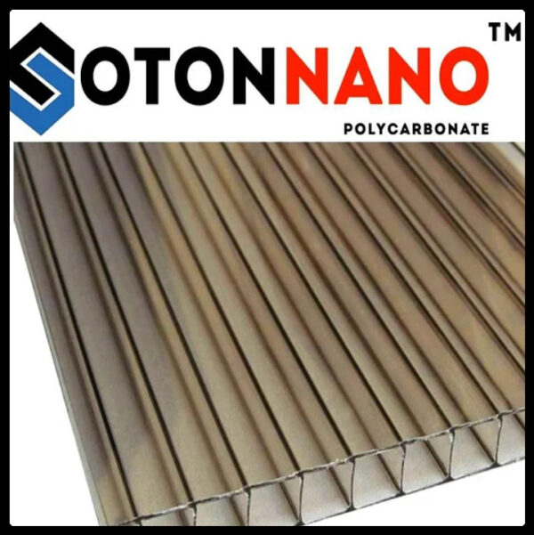 Стільниковий полікарбонат Soton Nano 6 мм Прозорий — изображение 9