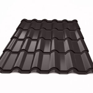 Металочерепиця Ретро Ferrogal 0,4 mm RAL 7016
