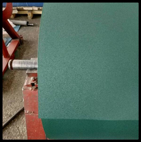 Гладкий лист POLYSTEEL — 0,45 мм / 1250 мм / PEMA / RAL 6005 темно-зелений — изображение 5