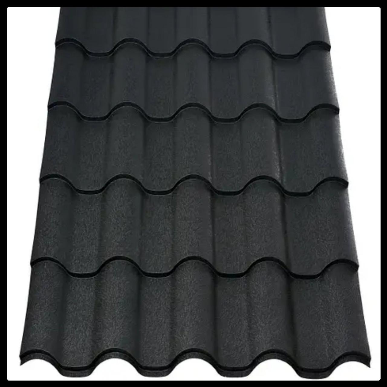 Металочерепиця Інтегра 0,5 мм RAL 9005 чорний 8 Металочерепиця Інтегра 0,5 мм RAL 9005 чорний — изображение 8