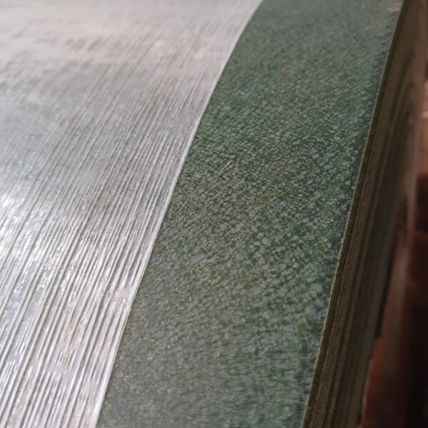 Гладкий лист POLYSTEEL — 0,45 мм / 1250 мм / PEMA / RAL 6020 блідо-зелений — изображение 5