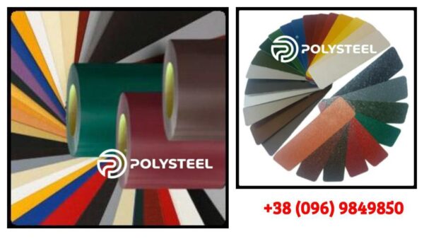 Гладкий лист POLYSTEEL — 0,45 мм / 1250 мм / PEMA / RAL 8019 темно-коричневий — изображение 7