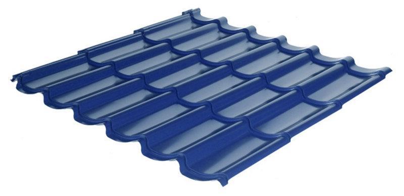 Металочерепиця RAUNI RAL 5005 (синя) PE 0,45 STANDART метал Китай 1 Металочерепиця RAUNI RAL 5005 (синя) PE 0,45 STANDART метал Китай