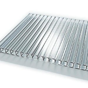 Стільниковий полікарбонат прозорий, бронза Polygal 8 mm
