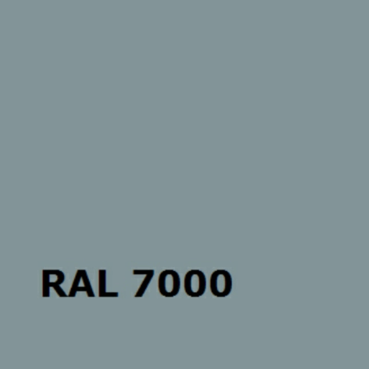 Гладкий лист 0,5 мм • RAL 7000 (сірий) Mittal Steel 2 Гладкий лист 0,5 мм • RAL 7000 (сірий) Mittal Steel - Зображення 2