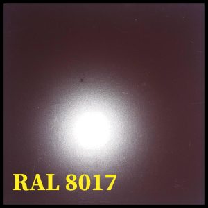 Лист оцинкований 0,45 мм PE RAL 8017 - Коричневий