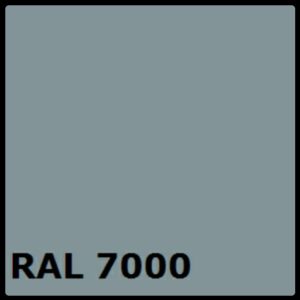 Глянсовий гладкий лист Ral 7000 / 0,7 мм / Arcelor Mittal /