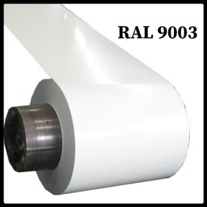 RAL 9003 / Гладкий лист із полімерним покриттям - 0,45 мм