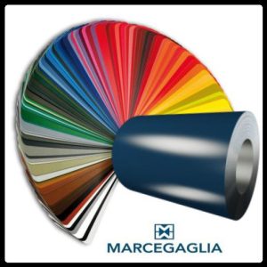 Сталевий лист Marcegaglia • оцинкований 0.5 мм із полімерним покриттям • МАТ • RAL
