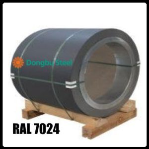 RAL 7024 — 0,7 мм / Гладкий Лист / "Dongbu Steel" (Корея )