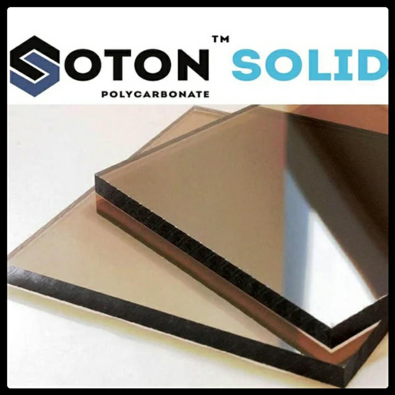 Полікарбонат монолитний Soton Solid 2 мм (Бронза) 1 Полікарбонат монолитний Soton Solid 2 мм (Бронза)