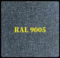 Гладкий лист RAL 9005 чорний — 0,45 мм / 1250 мм / PEMA / POLYSTEEL