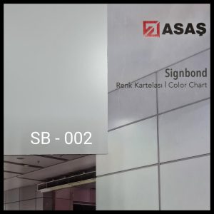 Інтер'єрні композитні панелі ТМ — Signbond 3 мм SB-002 Білий