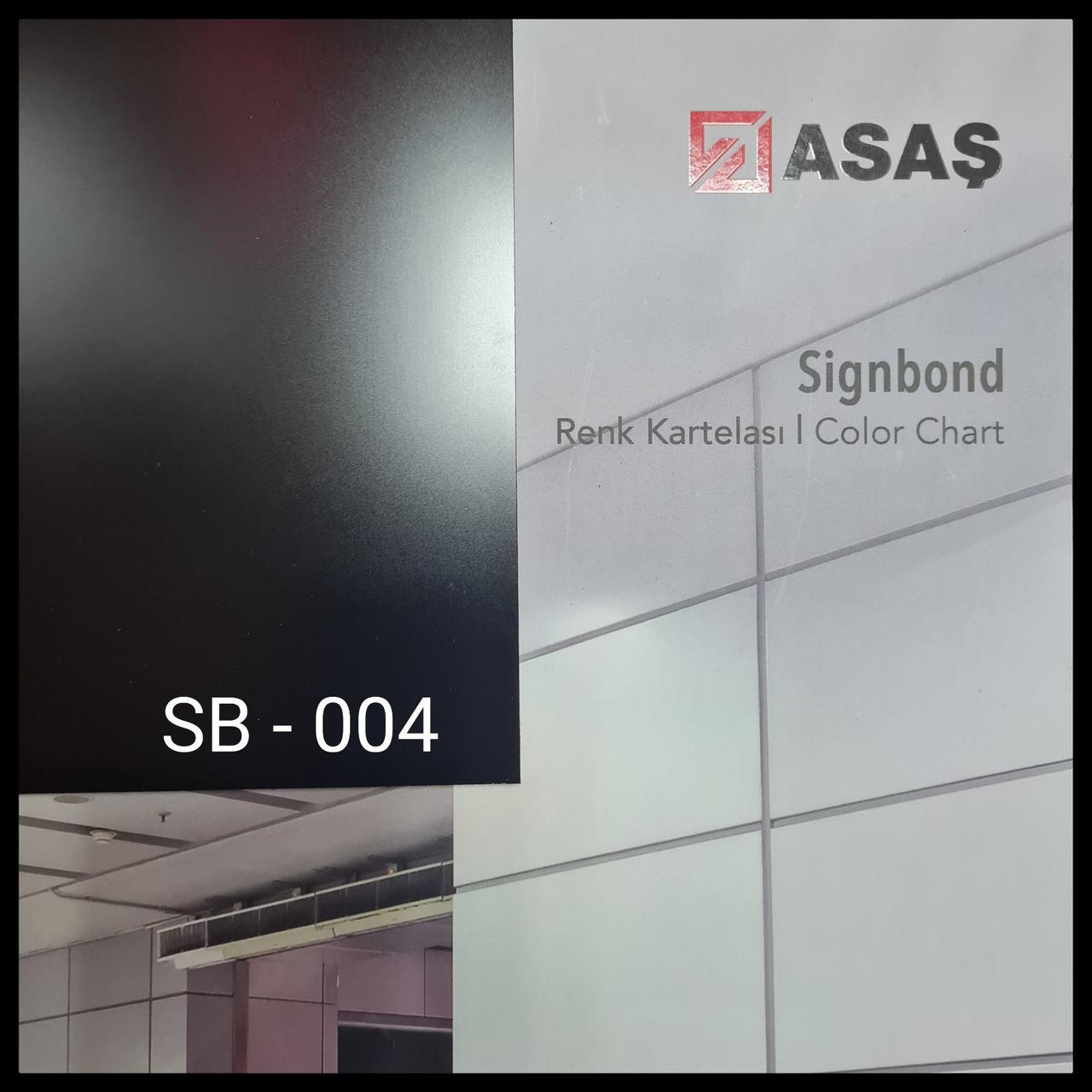 Інтер'єрні композитні панелі ТМ — Signbond 3 мм SB-004 Чорний 1 Інтер'єрні композитні панелі ТМ — Signbond 3 мм SB-004 Чорний