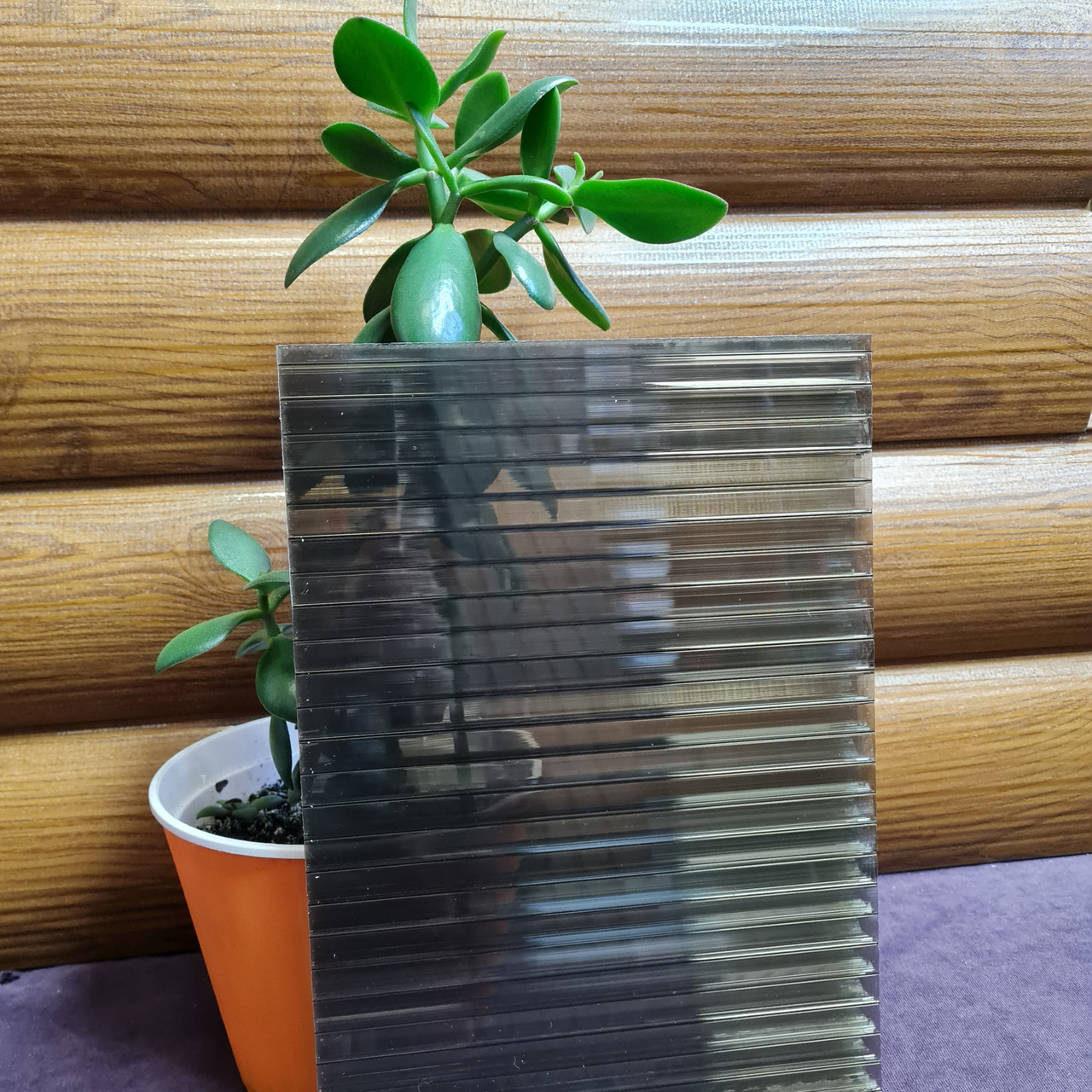 Полікарбонат стільниковий 16 мм Ж образний Бронза 2 Полікарбонат стільниковий 16 мм Ж образний Бронза - Зображення 2