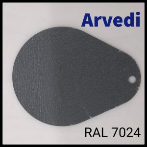 Рулонна сталь Arvedi Італія 0,45 мм RAL 7024 — гладкий лист із полімерним покриттям