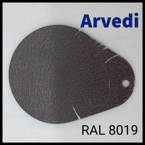 Рулонна сталь Arvedi Італія 0,45 мм RAL 8019 — гладкий лист із полімерним покриттям