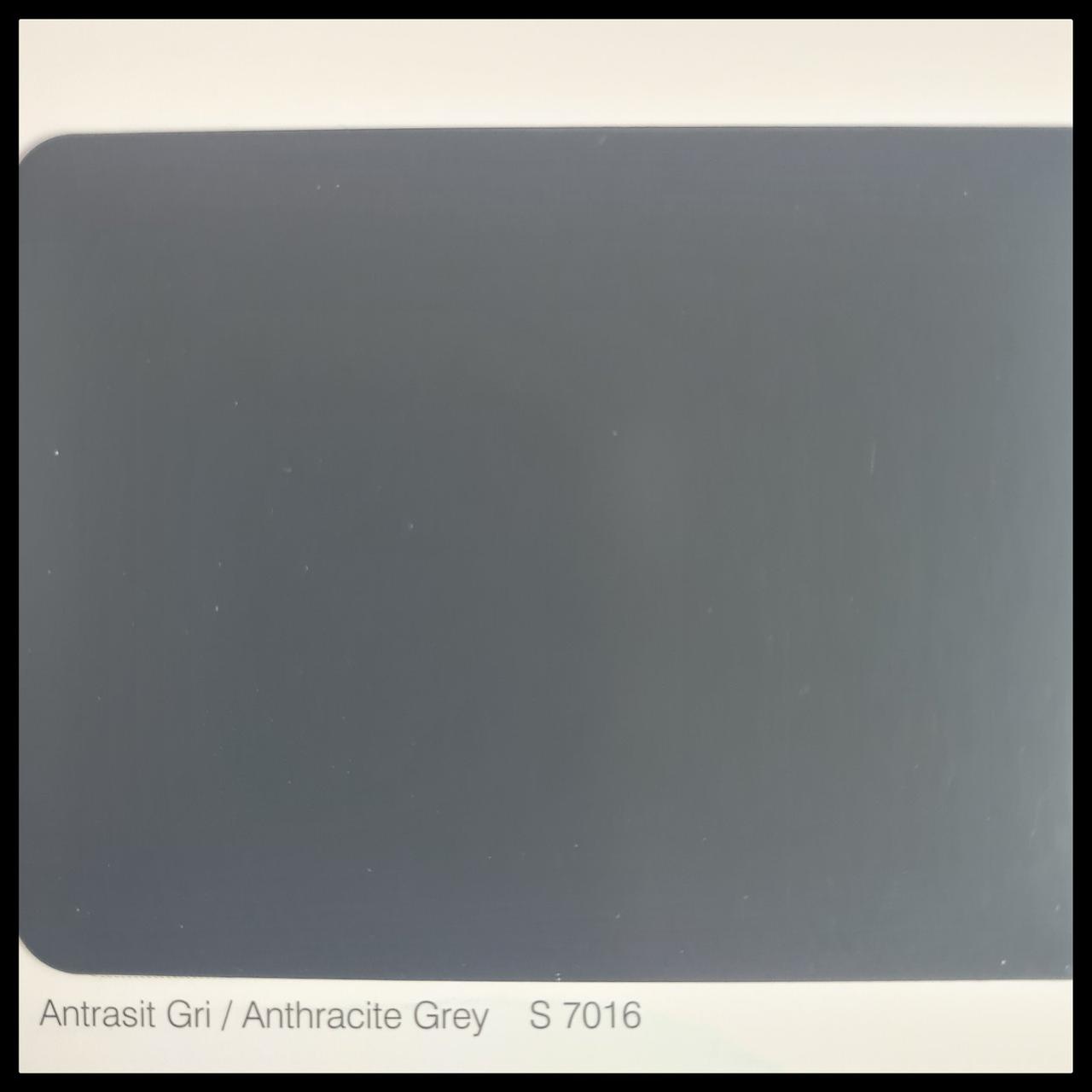 Алюмінієва композитна панель SARAY Aluface — FR S 7016 Antracite Grey 1 Алюмінієва композитна панель SARAY Aluface — FR S 7016 Antracite Grey