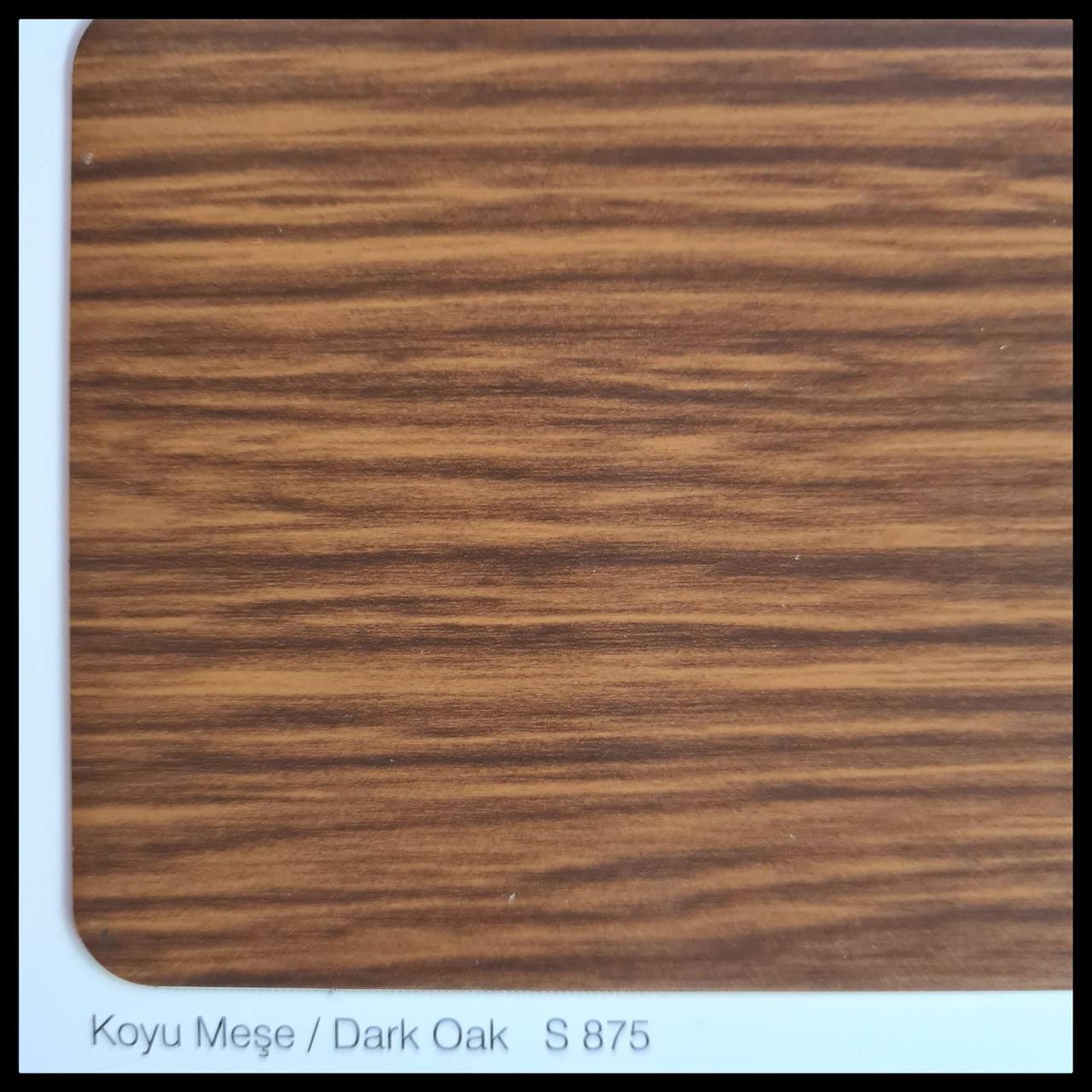 Алюмінієва композитна панель SARAY Aluface — FR S 875 Dark OAK 1 Алюмінієва композитна панель SARAY Aluface — FR S 875 Dark OAK