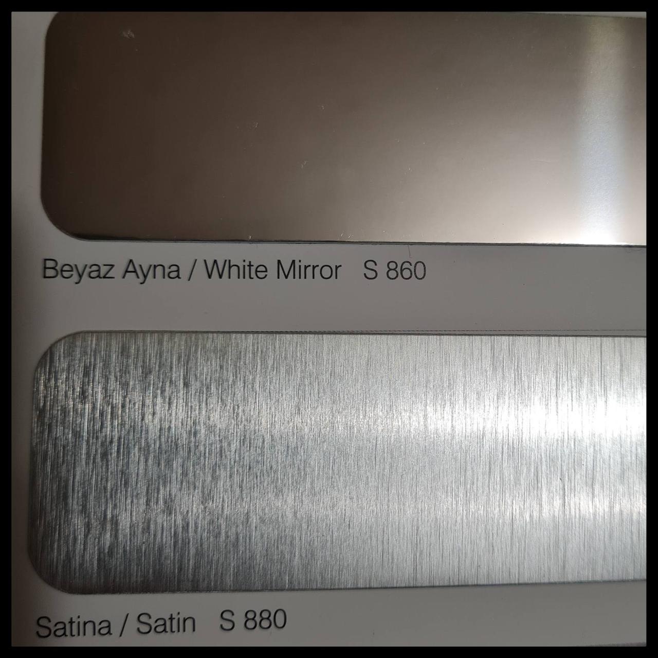 Алюмінієва композитна панель SARAY Aluface — FR S 880 Satin 1 Алюмінієва композитна панель SARAY Aluface — FR S 880 Satin