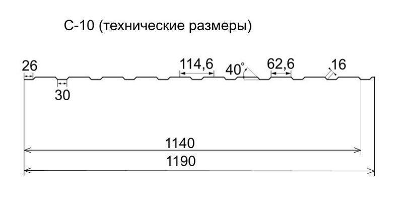 Профнастил фасадний С-10 (колір 3005 — бордовий, глянець) 2 Профнастил фасадний С-10 (колір 3005 — бордовий, глянець) - Зображення 2