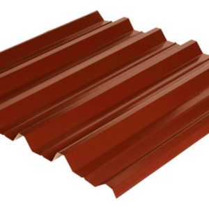 Профнастил Мегасіті НС-44 RAL 3011 (червоний) PE 0.45 Південна Корея