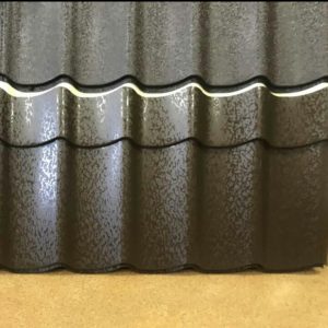 Металочерепиця crown matt 8017 Корея 0,5 мм. Метал Одесса.