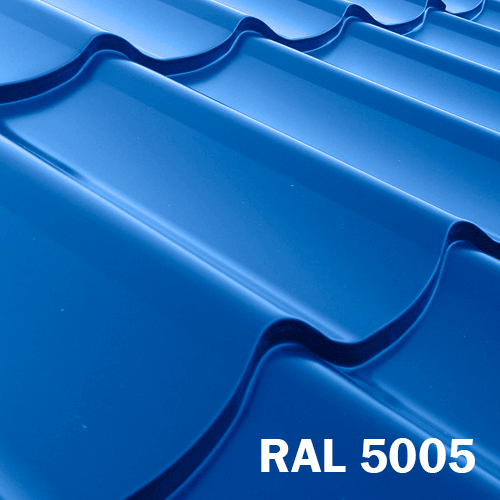 МЕТАЛОЧЕРЕПІЦА DELTA RAL 5005 0,5 мм ArcelorMittal Польща 1 МЕТАЛОЧЕРЕПІЦА DELTA RAL 5005 0,5 мм ArcelorMittal Польща