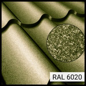 Металочерепиця Атлантика — "Сталекс" RAL 6020 PEMA 0,5 мм (OptimaSteel)
