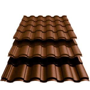 Металочерепиця VALENCIA 0,45 мм PE RAL 8017 Optima Steel
