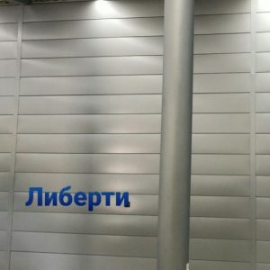 Фасадні панелі "Ліберті" PE 25 мк від 0,45 мм глянець Ral 9006 vtnfkkbr, Італія Arvedi