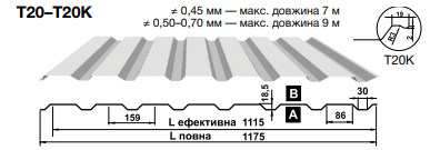 Профнастил Т 20 К / 0.7 мм / РЕ 25 МК / RAL 9010 / Покрівельний / Blachy Pruszynski / 3 Профнастил Т 20 К / 0.7 мм / РЕ 25 МК / RAL 9010 / Покрівельний / Blachy Pruszynski / - Зображення 3