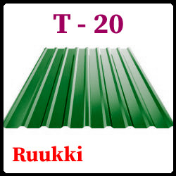 Профнастил Т 20 | Ruukki | 0,45 мм | Polyester | 7 Профнастил Т 20 | Ruukki | 0,45 мм | Polyester | - Зображення 7