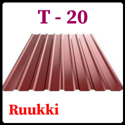 Профнастил Т 20 | Ruukki | 0,45 мм | Polyester | 4 Профнастил Т 20 | Ruukki | 0,45 мм | Polyester | - Зображення 4