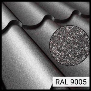 Металочерепиця Модена RAL 9005