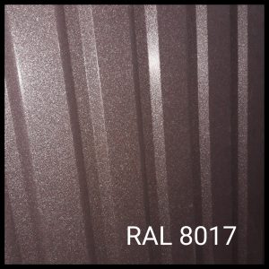 Профнастил для стін — ПС 20 — матовий 0,45 мм RAL 8017