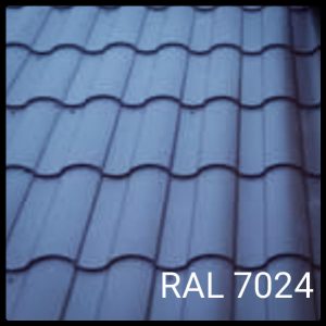 Металочерепиця Тревізо 0,45 мм / RAL 7024