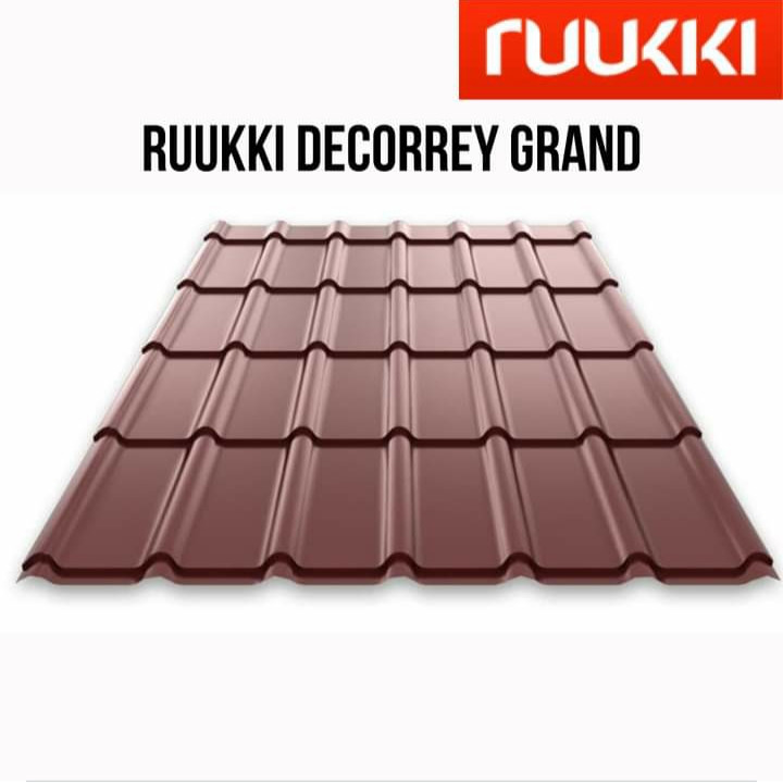 Металочерепиця Ruukki Decorrey Grand 0,5 мм PuralMatt BT — RR 1 Металочерепиця Ruukki Decorrey Grand 0,5 мм PuralMatt BT — RR