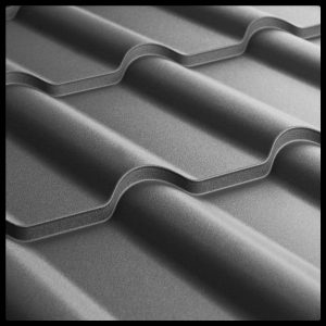 Металочерепиця Ретро U.S.Steel Словаччина 0,45 mm PEMA RAL 7024