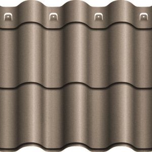 Металочерепиця Агат "Z-lock" Модульна 0,5 RAL 8019