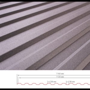 Профнастил Т-12 0,45 мм RAL 9003