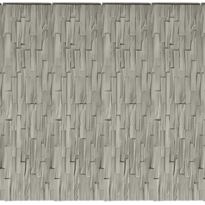 3D панель Дублін Білий Темно-сірий