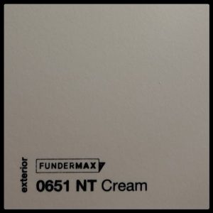 HPL панель 6 мм / ТМ - FUNDERMAX 0651 NT ( Cream )